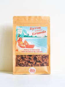 Honey & Cinnamon Gourmet Granola with Pecans & Macadamia